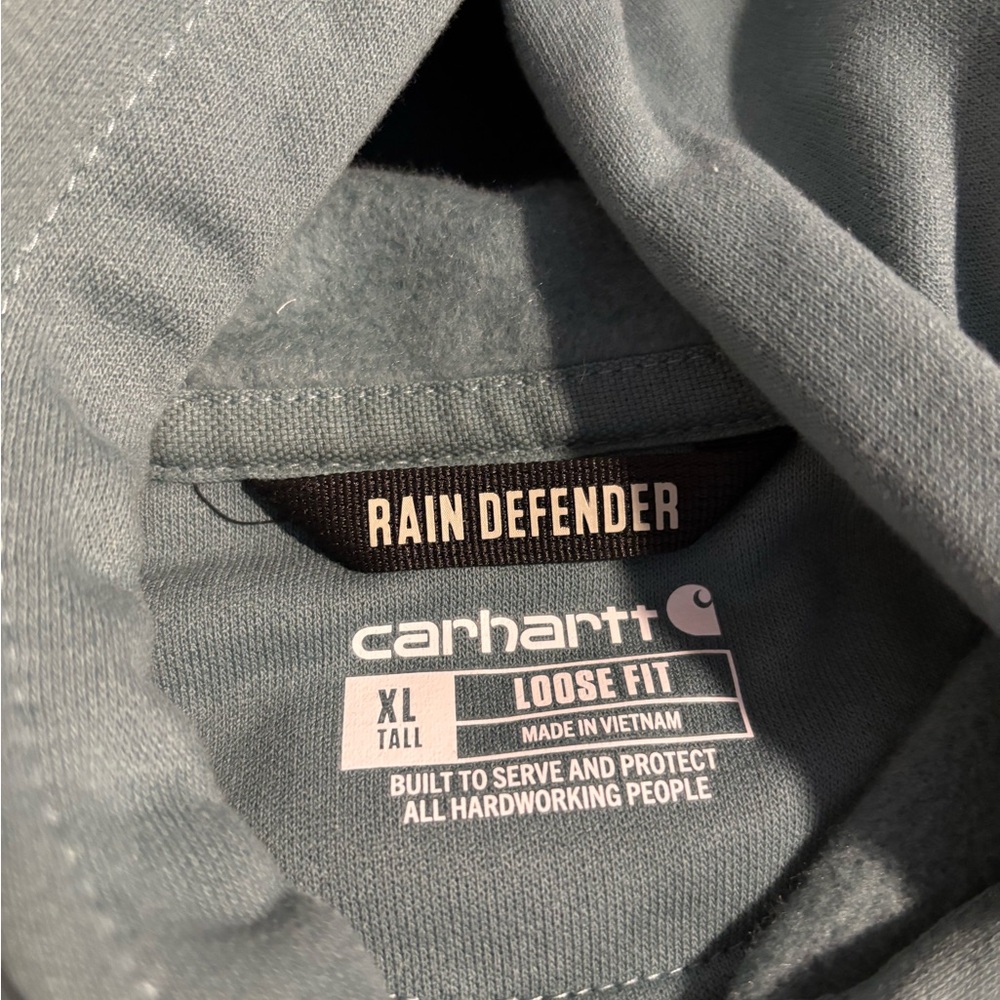 Men’s XLT Carhartt Rain Defender Hoodie - Picture 3 of 4